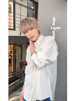 ドットハリス(.Hallis)&nbsp;ミルクティーカラー【レイヤーカット/ハイトーン/ダブルカラー】