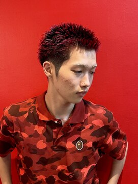 メリケンバーバーショップ トーキョー(MERICAN BARBERSHOP TYO) BURG 【メンズベリーショート/デザインカラー】