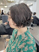 【中目黒】ショートボブパーマ☆オリーブブラウン