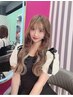 【韓国風】お出かけ前に巻きおろしヘアセット　￥2200 #新宿新大久保韓国