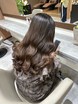 アミー 駒澤(Ammy komazawa) ムースをつけてドライヤーで乾かすだけ！コテ巻き風パーマ