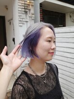 ミーム 原宿 表参道(meme)&nbsp;ダブルカラーハイトーンカラーケアブリーチインナーカラー#原宿