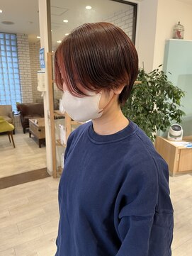 ルーム 郡山店(ROOM) ハンサムショート×オレンジブラウン◎