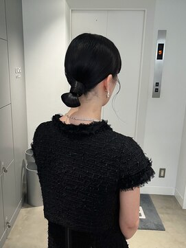 エイゾー 銀座(EIZO) タイトシニヨン / シニヨンヘア / お呼ばれヘア