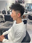 波巻きツイストスパイラルパーマ/フェザーパーマ/眉毛/メンズ