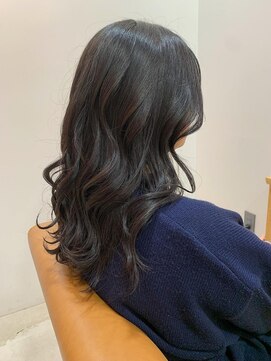 スーリール 今宿店(Sourire) ナチュラル暗髪染め　【青木奈那】