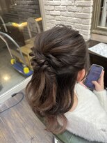 グラス 春吉1号店(glass)&nbsp;短時間ハーフアップ