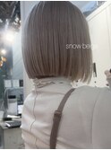 《suu.02》snow beige 【sheer color】× ボブ