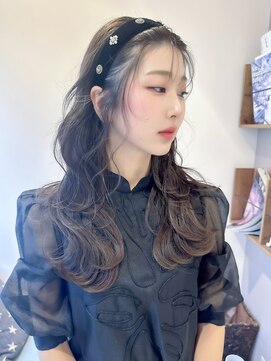 ロンドリゼル 札幌(Lond RiseL) オリーブグレー/前髪/ボブ/マロンベージュ/レイヤーカット/小顔