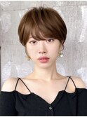 ショートヘア/分け目なし/イメチェン/30代40代50代60代/表参道