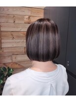 ベイショア(Bay Shore NY)&nbsp;大人かわいい脱白髪染めハイライト