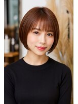 クラーロ アマンテ(Claro amante) 首長効果抜群の「ツヤ感ミニボブ」