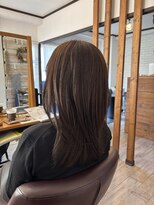 ラニ ヘアーアイラッシュ(lani hair eyelash)&nbsp;グレージュ×レイヤーカット