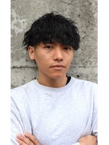 ハニー(HONEY)&nbsp;縦落ちツイスパ/ツイストスパイラルパーマ/岡崎メンズパーマ