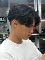エルマーク 名古屋(L-MARK)&nbsp;フェザーパーマ/ニュアンスパーマ/センターパート/メンズ