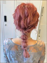シロ(.siro)&nbsp;カシス系カラー×ヘアアレンジ