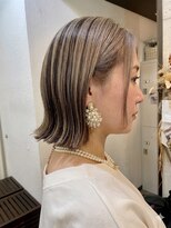 クオート(quoit) 【堀江・大人女性へ】白髪ぼかし×大人ボブで叶える洗練スタイル