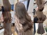 【人気＊超透明感◎】白髪ぼかしシークレットハイライトカラー+ケアマスク