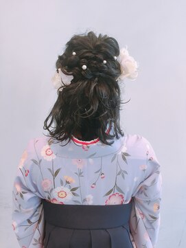 ペイジバイネオリーブ 吉祥寺店(Paige by Neolive) 卒業式袴着付けヘアアレンジ