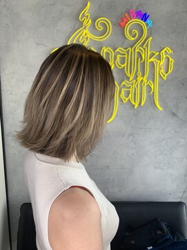 スパークスヘア(Sparks hair) これが噂のエアタッチバレイヤージュ♪