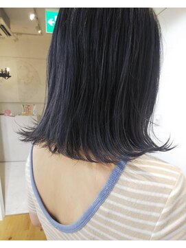 スピンヘアワークス(Spin Hair Works) 透明感ネイビーブラック