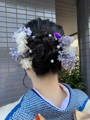 成人式ヘアアレンジ【ルナ大船店】