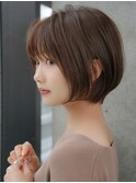 前髪あり大人ショートボブ20代30代40代【AIN.表参道】川原大地