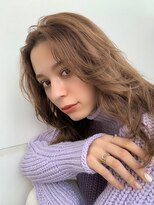 サロンドミルク 溝の口店(salon de MiLK) 20代30代40代/大人かわいいベージュカラーレイヤーカット!