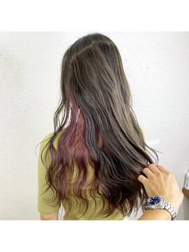 オフ(OFF) インナーカラー【ピンクラベンダー】