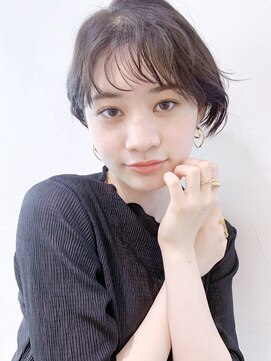 アルバム 新宿(ALBUM SHINJUKU) ゆるウエーブ_ショコラベージュボブルフベビーバング_78540