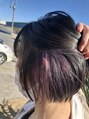ポップアップヘアー(pop up hair)&nbsp;インナーカラーおすすめです。