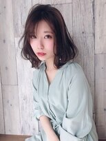 ドゥーク(dowku) 大人可愛いこなれひし形ワンサイドネオウルフ