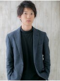 ≪mod's men≫ソフトヘーゼルベージュ束感ウルフショートQ
