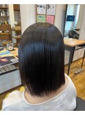縮毛矯正 カラー カット トリートメント
