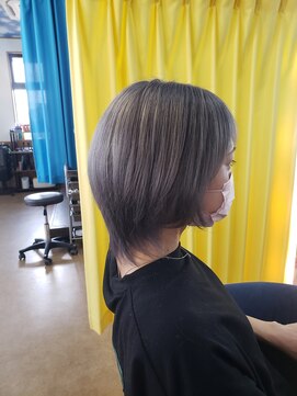 ティンカーベル(TINK‐A‐BELL) シルバーグレー　マッシュウルフ