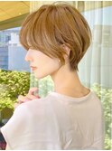 30代/40代/50代・絶壁解消・小顔前下がりショートボブ【柴山】