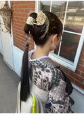 成人式ヘアーセット、着付け