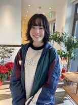 ビファインクーアヴェダ(Be fine coo AVEDA) ニュアンスボブパーマ 10代/20代/30代 コテ巻
