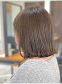 ミルクティーベージュカラーくびれヘアグレージュカラー韓国