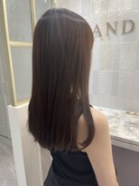 ランド 原宿表参道(LAND)&nbsp;髪質改善/ヘルシースタイル/前髪カット/ショコラアッシュ
