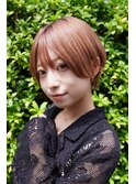 大人可愛い20代30代40代黒髪前下がりショートボブ丸みショート◎