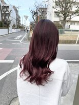 ロッコ 船橋駅(Rocco) ブリーチありワインレッドカラー 船橋駅 船橋