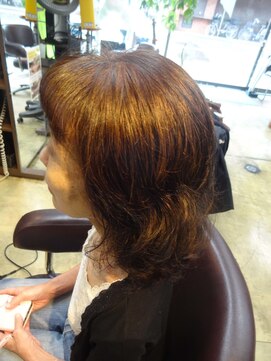 ヴァンテアン 巣鴨店 エレガント大人女性のデジタルパーマスタイル！30代、40代、50代