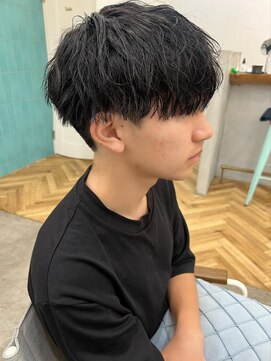 ロミー 本厚木(ROMMY.) マッシュパーマ/ハイトーンカラー/前髪パーマ