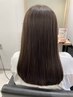 【白髪も綺麗に☆】生え癖改善カット＋髪質改善カラー（根元カラー）