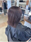 白髪もしっかり染まるオイルグロスカラー