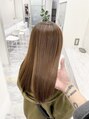 リコ 今泉スクエア店Room7(Reco) 縮毛矯正とカラーは同時に出来ます。傷みも最小限に。