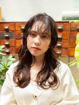 ブール 千歳烏山(bool)&nbsp;無造作巻き髪ロングヘアスタイル