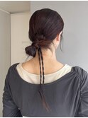 シンプルタイトヘア