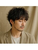 スープレックス ヘアーデザイン(SOUPREX HAIR DESIGN)&nbsp;SOUPREX大人メンズのベージュマッシュ　20代 30代 40代 髪質改善